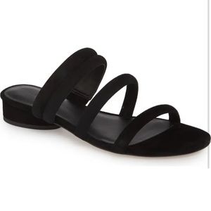 Rebecca Minkoff Black Strappy Sandals